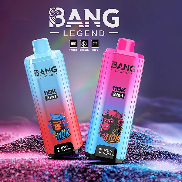 Bang Legend 110K Puffs 3 in 1 Taste selection Disposable Vape