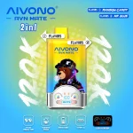 AIVONO AVN MATE 120000 (120K) Puffs Smart Dual Pod Vape|50MG
