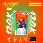 AIVONO AVN MATE 120000 (120K) Puffs Smart Dual Pod Vape|50MG